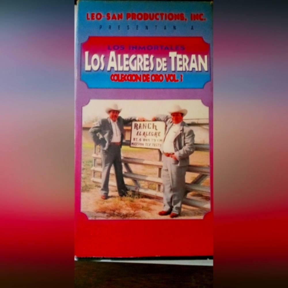 Los Alegres de Teran Coleccion de Oro Vol.1 Vintage Music VHS